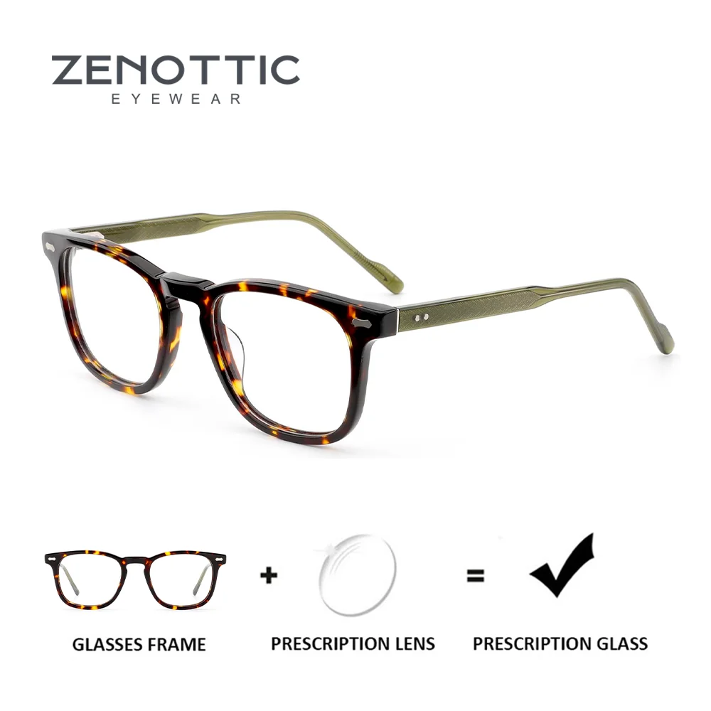 

ZENOTTIC трендовые квадратные очки по рецепту из ацетата для женщин, прогрессивные оптические очки, фотохромные очки