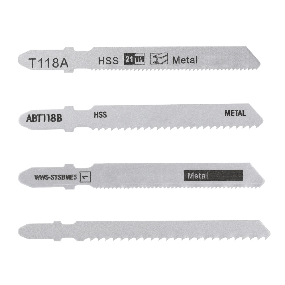 CMCP HSS Jig Saw Blade Saber Blades T118A T118AF T118B T127DT Shank Reciprocating Saw Blade for Wood Cutting Tool