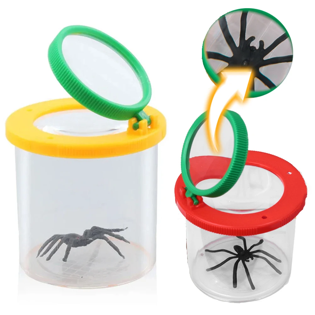 Kids Observation of Insect Science Magnifying Glass Experimental Box Students' Outdoor Teaching Natural Insect Observation Toys