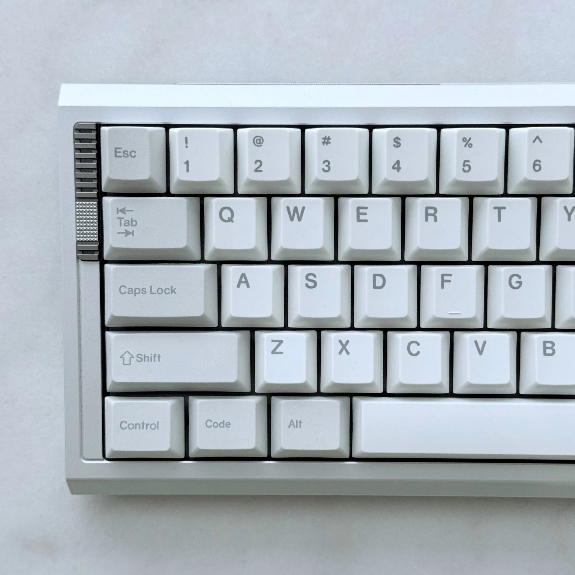 Light Gray PBT 5-Sided Dye-Sublimation Keycaps Cherry Profile Custom Keycap Set for MX Mechanical Keyboards
