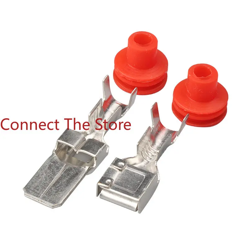 4PCS DJ70219Y-7.8-11/21 Heavy Duty Truck Waterproof Connector High Current Plug DJ7021-8-11/21