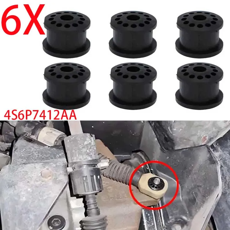Kit de 6 Peças de Buchas para Cabo de Câmbio - Encaixe Perfeito para Chrysler Voyager, Neon, PT Cruiser e Ford Focus, Fiesta