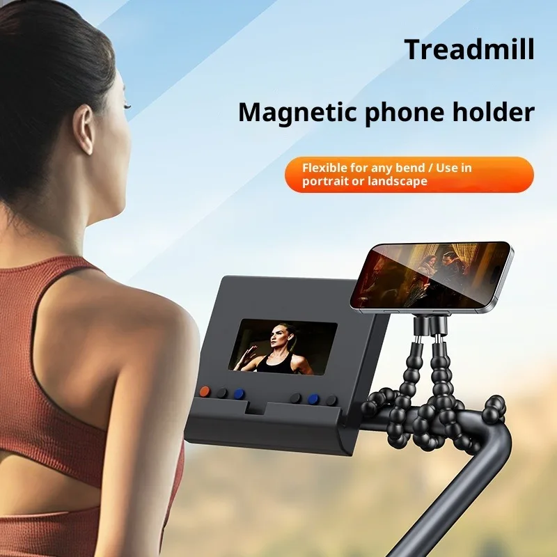  مرنة الأخطبوط حامل هاتف مغناطيسي قابل للتعديل كليب جبل عربة سيارة تشغيل غرفة نوم مكتب الأيدي الحرة عرض تسجيل #3