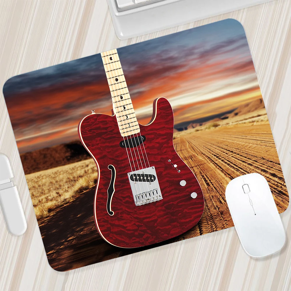 Small Music Guitar Mouse Pad, Gaming Mousepad, PC Gamer, XXL, Computador, Teclado do escritório, Laptop