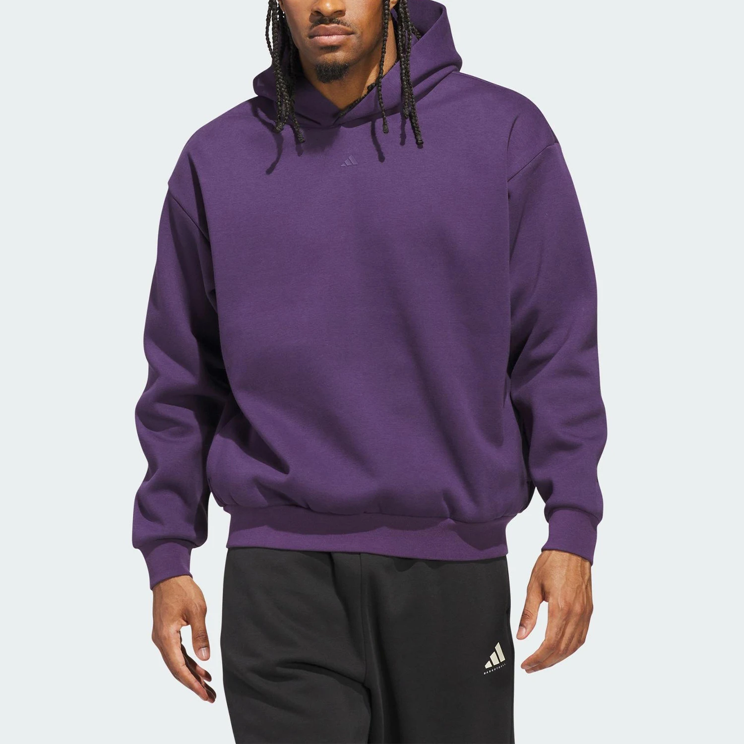 

Оригинальная баскетбольная толстовка Adidas с капюшоном для мужчин и женщин, трикотажная, с велюровой подкладкой JX5598