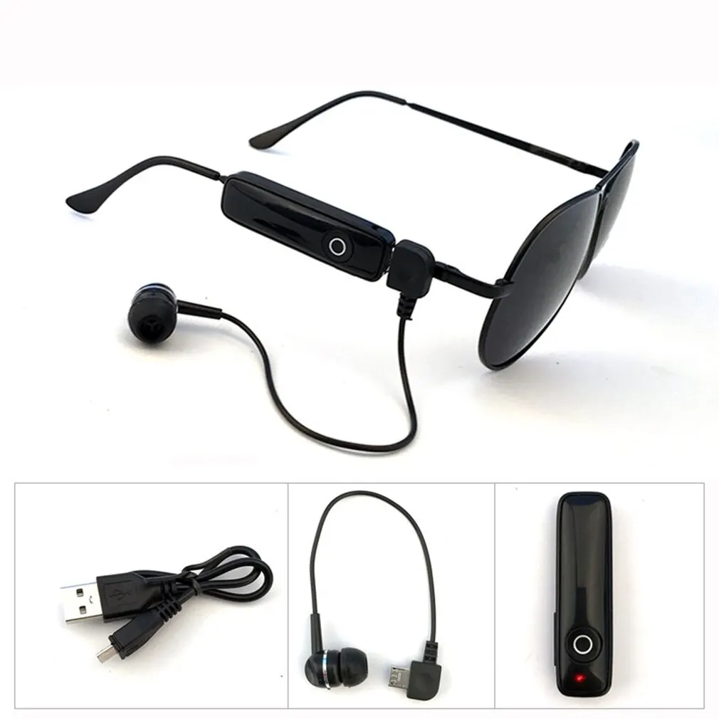

Wireless Bluetooth Headset Glasses Portable Ultra-thin Frog Mirror Polarized Sunglasses Smart Earphone Sunglasses Dropshipping