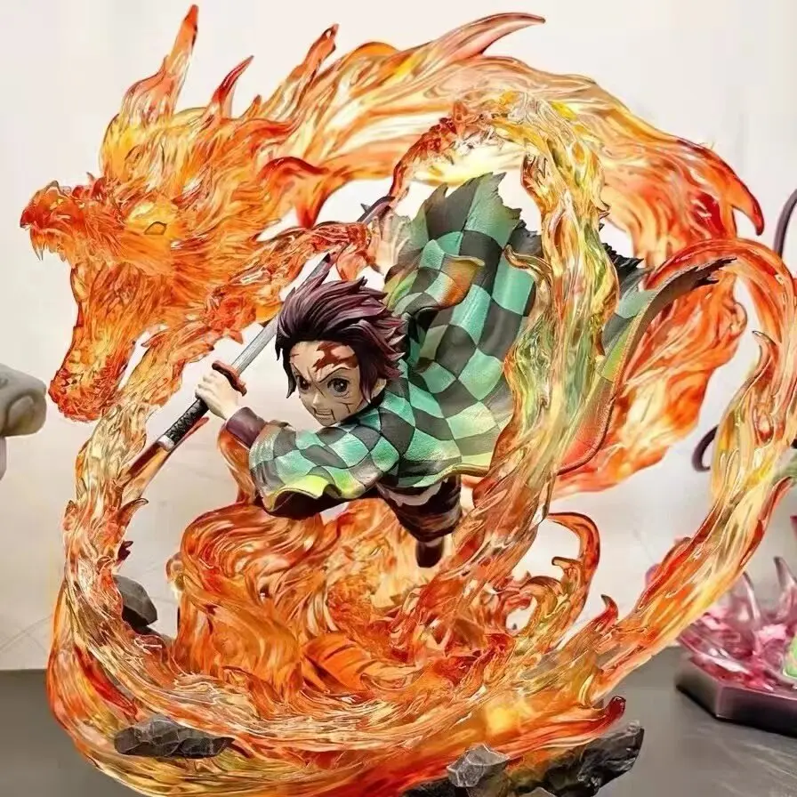 

Demon Slayer Agatsuma Zenitsu Anime GK Statue Collectible Figure Model Toy Gift For Anime Fans Desktop Decoration Birthday Gift