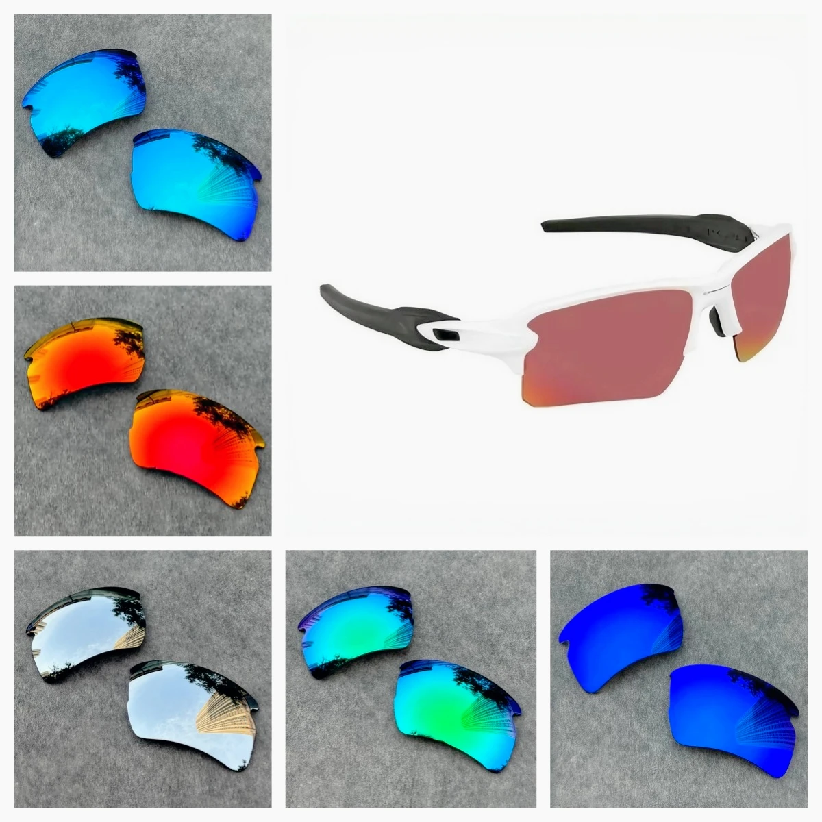 

Сменные поляризационные линзы Hokklo для солнцезащитных очков Oakley Flak 2.0 XL OO9188 — несколько цветов
