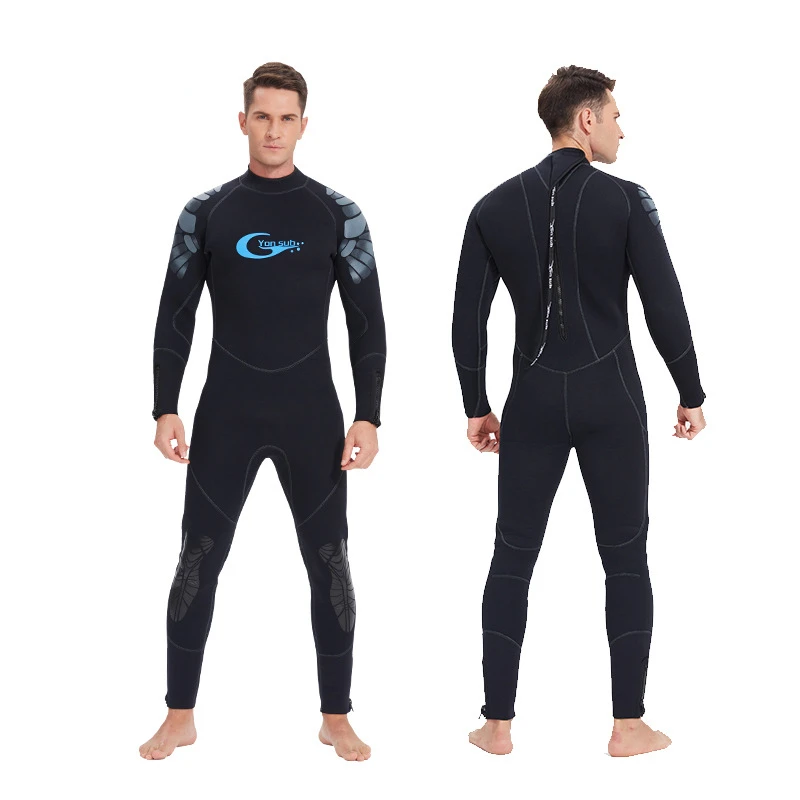 Neoprene Scuba 5MM Man Fullbody Diving Wetsuit Surf Spearfishing Underwater Hunting Black Swimming Snorkeling Diving Suit