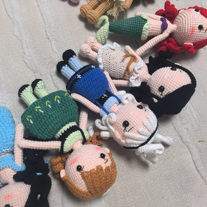 Handmade Knitting Doll Crochet Princess dolls Crochet Dolls For Home Accessories Pattern Craft Toy Ornaments