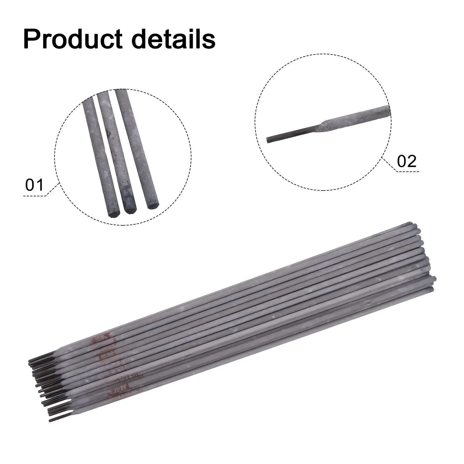 Parts Power Tool Welding Rods Electrode Accessories Basic Coated Electrode E7018 Materials Metalworking Silver