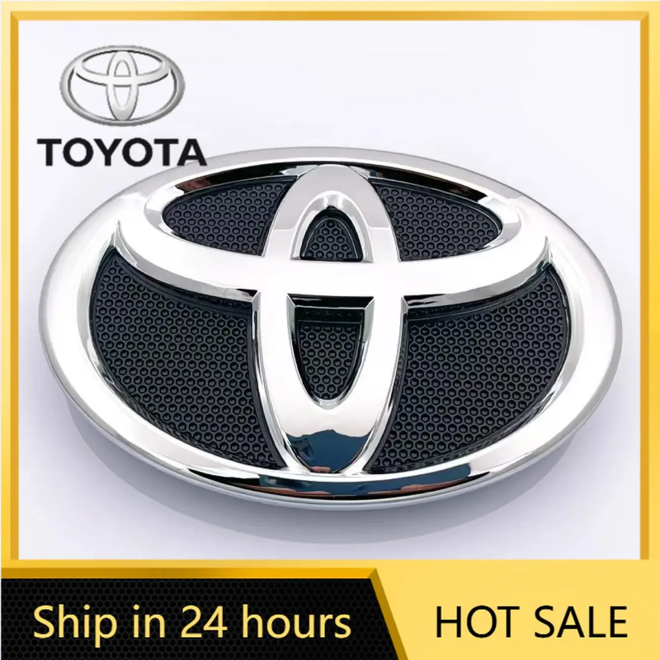 

Car Stickers 2026 Hot Fot Toyota Suitable for 2007-2013 Toyota Corolla Front Grille Emblem and Rear Trunk Emblem (75312-02050/75