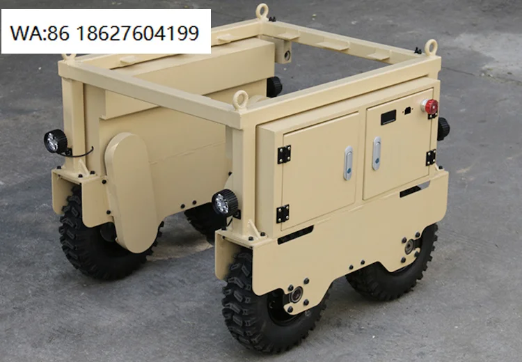 Stable Rubber Track Undercarriage Chassis System, Wear Resistant Crawler Base for Multifunctional Tracked Vehicles