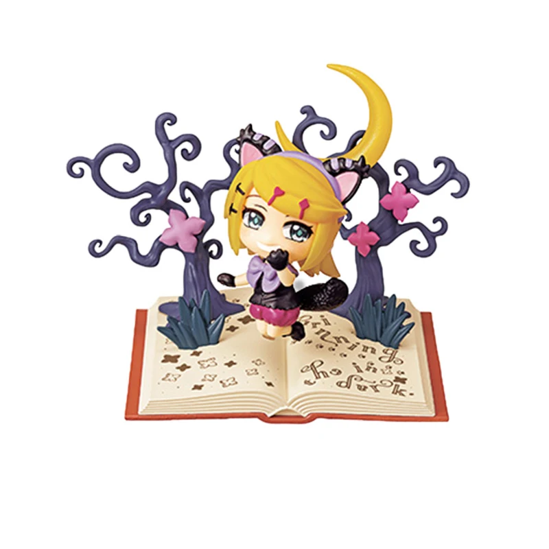 Original Hatsune Miku Animation Game Peripheral Toy Secret Wonderland Boxed Gacha Gashapon Anime Action Model Figures Collection