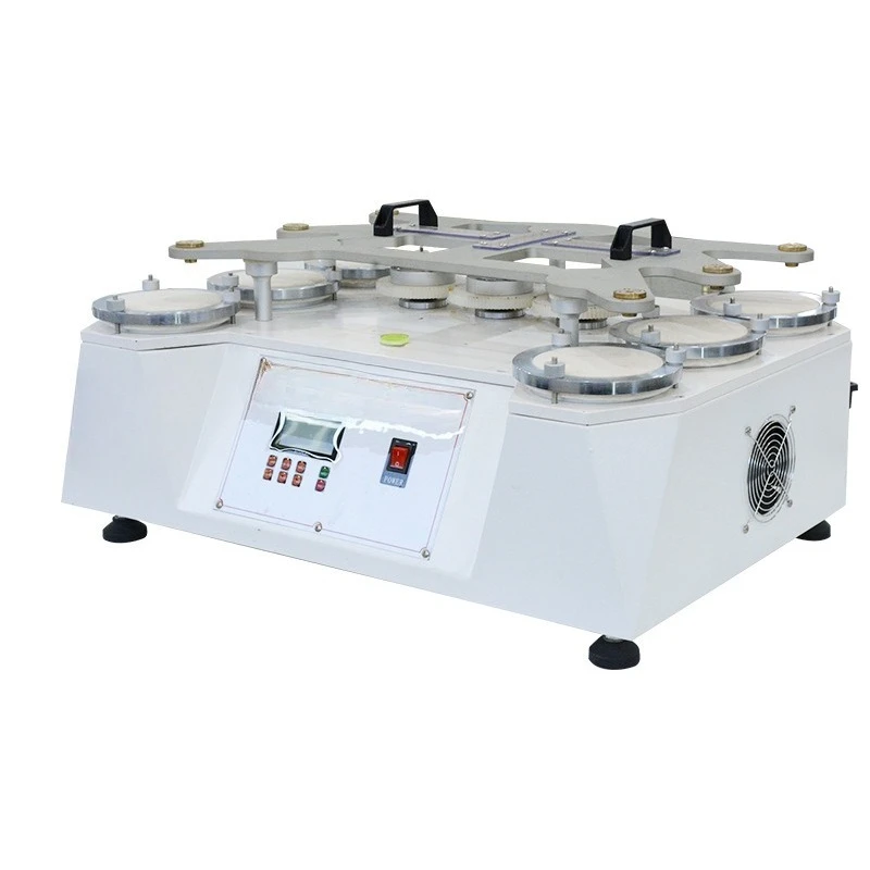 

Wear resistance testing machine Four-station textile leather fabric fabric fluffing and pilling wear resistance tester