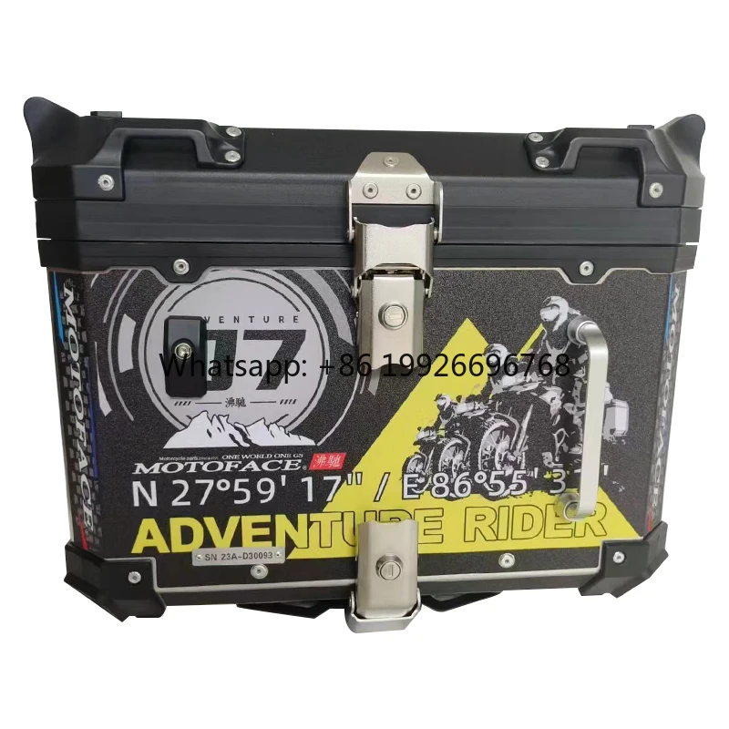 

Factory Production Custom 48L Large Capacity Aluminum Alloy Motorcycle Tailbox