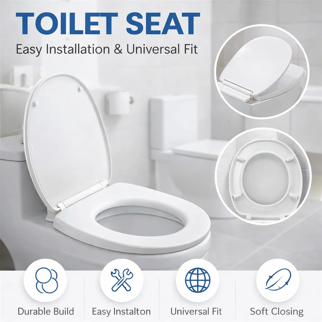 

Крышка для унитаза, бесшумная, прочная, для ежедневного использования