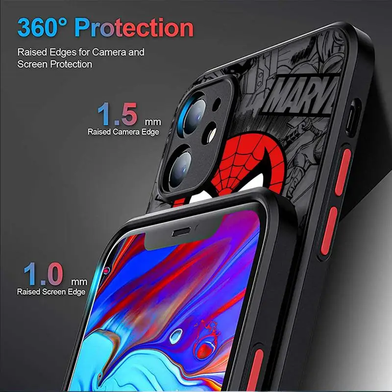 Matte Phone Case for Samsung Galaxy S24 S23 S22 S21 S20 FE Ultra S10 plus Note 20Ultra Marvel Wolverine Captain America Cover