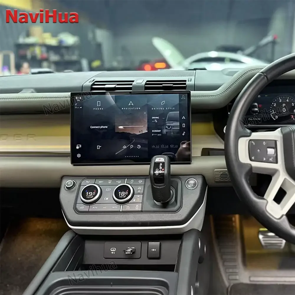 Navihua New Design 13.3 inch Upgrade Old to New Touch Screen Support Original Carplay Function For Land Rover Defender 2018-2021