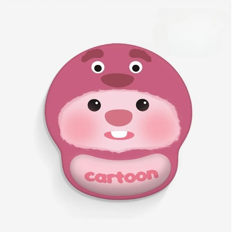 Little Beaver New Loopy Cute Cartoon Wristband Mouse Pad Creative High Beauty Office Laptop Keyboard Anti Slip Wristband Pad