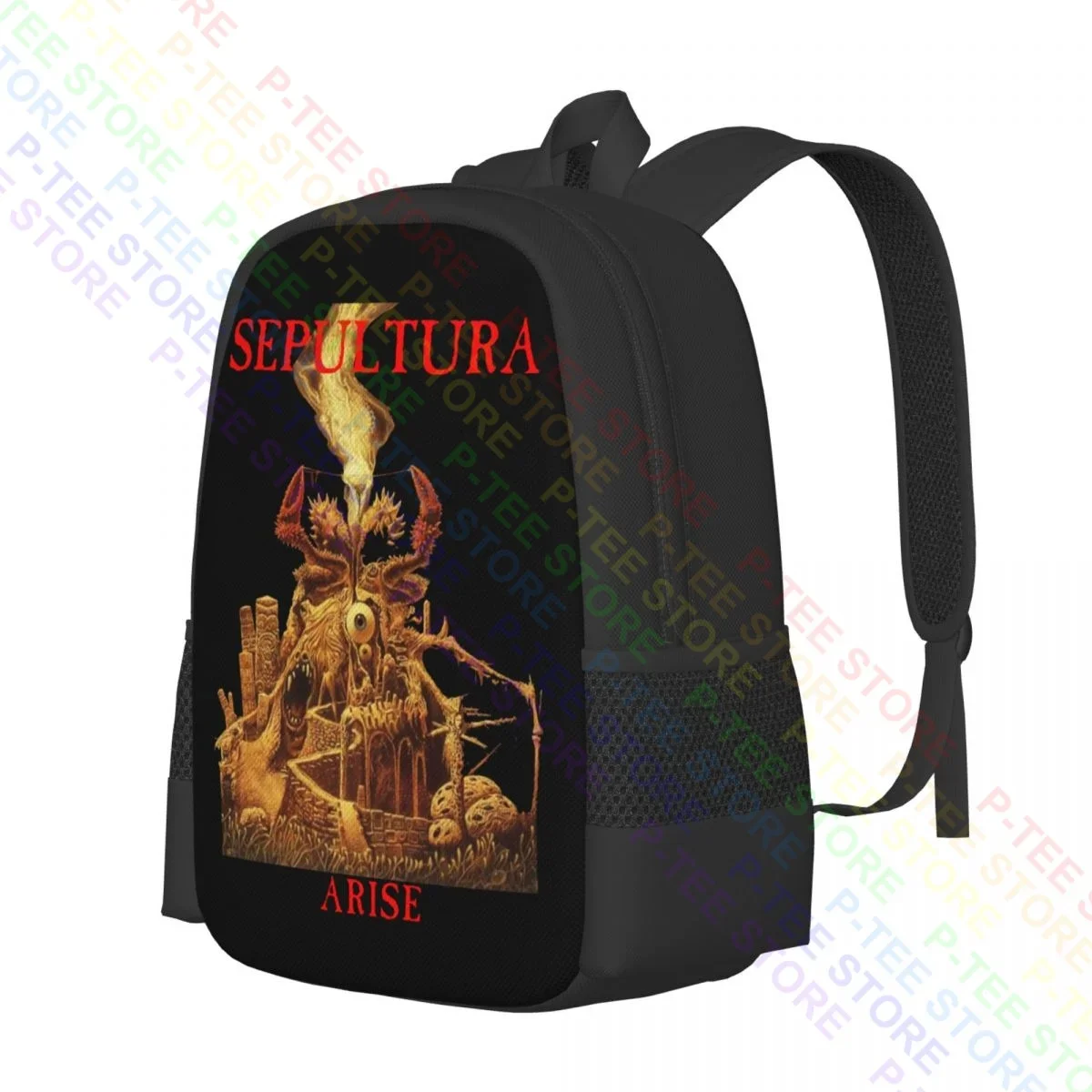 Sepultura Arise Tour Thrash Metal Sodom Kreator Slayer SarcofagoBackpack Large Capacity Bookbag 3d Printing