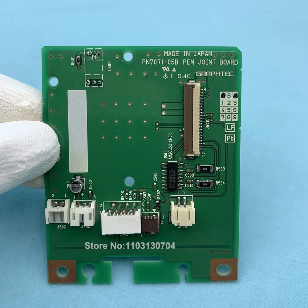 Imagem -04 - Corte Central Controle Board Trolley Cortador Plotter Placa de Circuito Pen Joint Board Graphtec Fc8600 Fc8000160 1pc