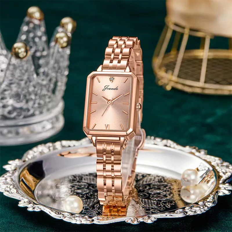 New Luxury Quartz Fashion Watch, Women'S Trendy And Versatile High-Quality Wristwatch, Perfect As A Valentine'S Day Gift.