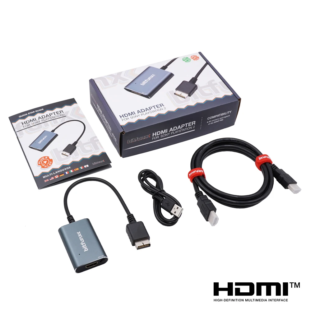 bitfunx-rgb-コンポーネント-to-hdmi変換器-™-ビデオオーディオアダプター-usb-ケーブル付き-プラグアンドプレイ-ソニー-ntsc-pal-ps2-ファット-ps2-スリムゲームコンソール用