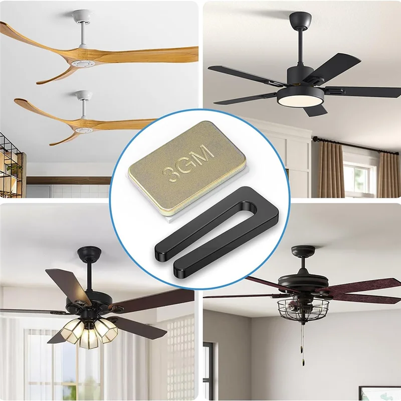 ABSF 24 PCS Ceiling Fan Balancing Kit As Shown Metal For Ceiling Fan Weight Balancing