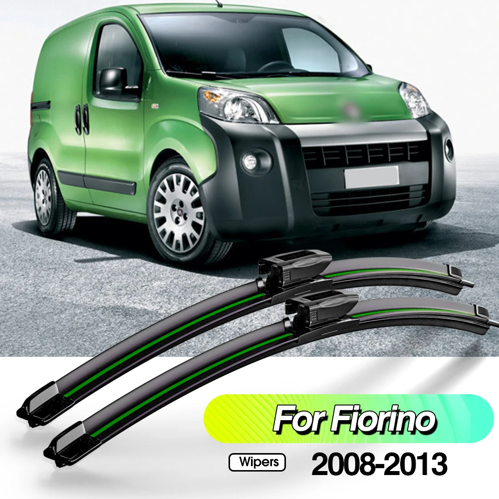 

For Fiat Fiorino 2008-2013 2pcs Front Windshield Wiper Blades Windscreen Window Accessories 2009 2010 2011 2012