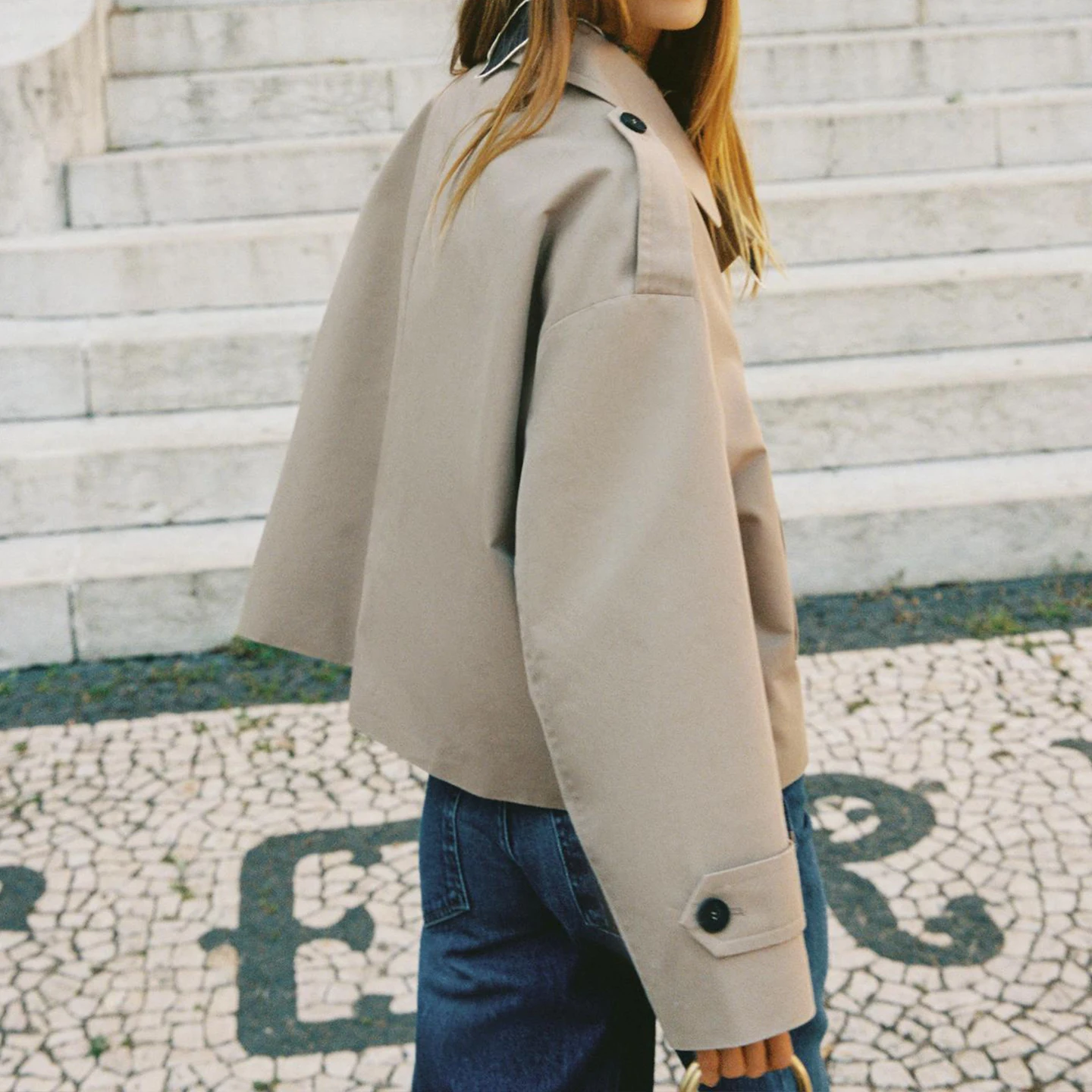 Z 2025 Cappotto Faion ort Sle da donna nuovo Personali Ele Dry Clean ort Giacca a vento Pendolarismo Loose Fit Lungo Sve