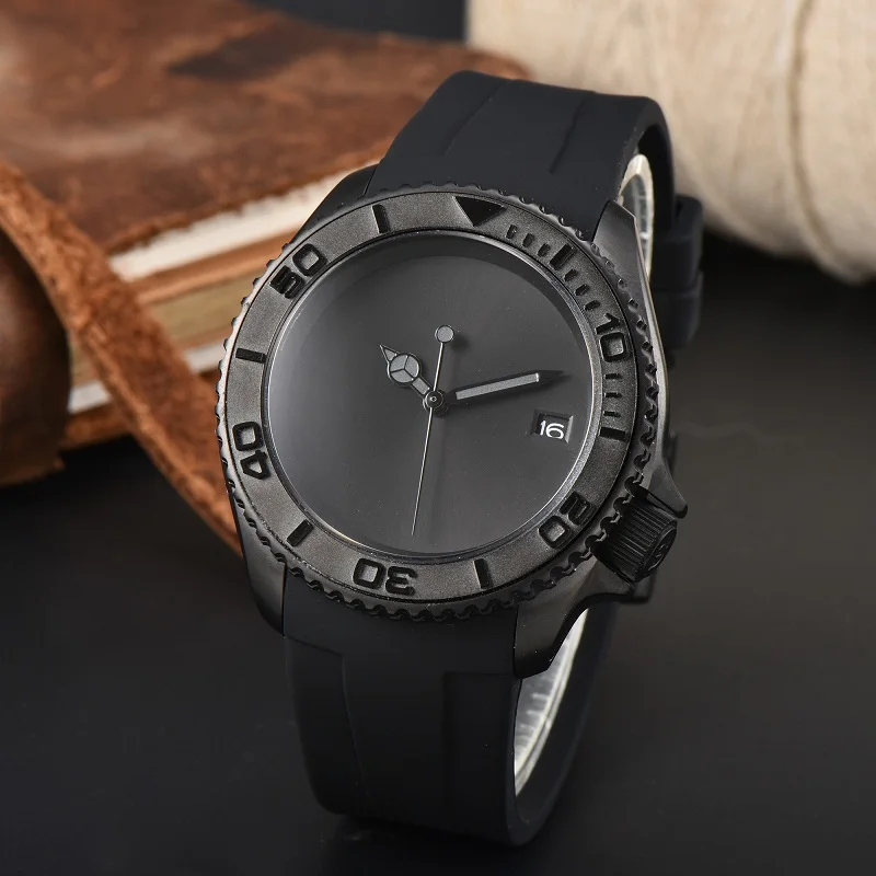 NH35 NH36 Men‘s Yacht Design Watches 40.5mm Custom Logo Automatic Waterproof Wristwatches All Black Luxury Stainless Steel Case