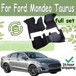 Car Floor Mats For Ford Mondeo Taurus MK5 2023 2024 2025 Waterproof Foot Pads Floor Mats Carpets Car Accessories Interior
