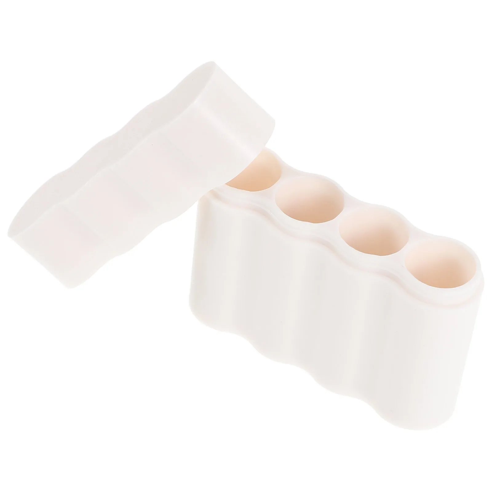 

Rv Box Plastic White 4 Slot Outdoor Waterproof Storage Organizer Container Trailer Camper Equipment Case