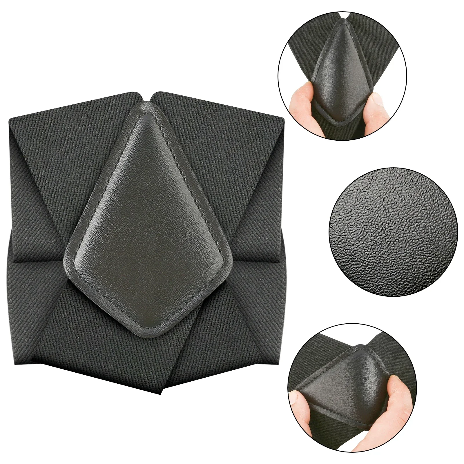 Tirantes clásicos para hombre de 2 pulgadas de ancho, clips resistentes, espalda en X, tirantes de trabajo elásticos ajustables