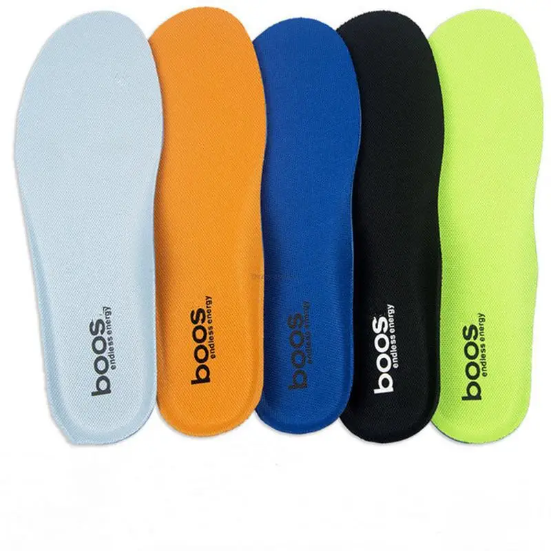 Sports Shock-Absorbing Insoles Soft Breathable Deodorant Cushion Shoe Inserts Running Anti-slip Template for Men Women Insole