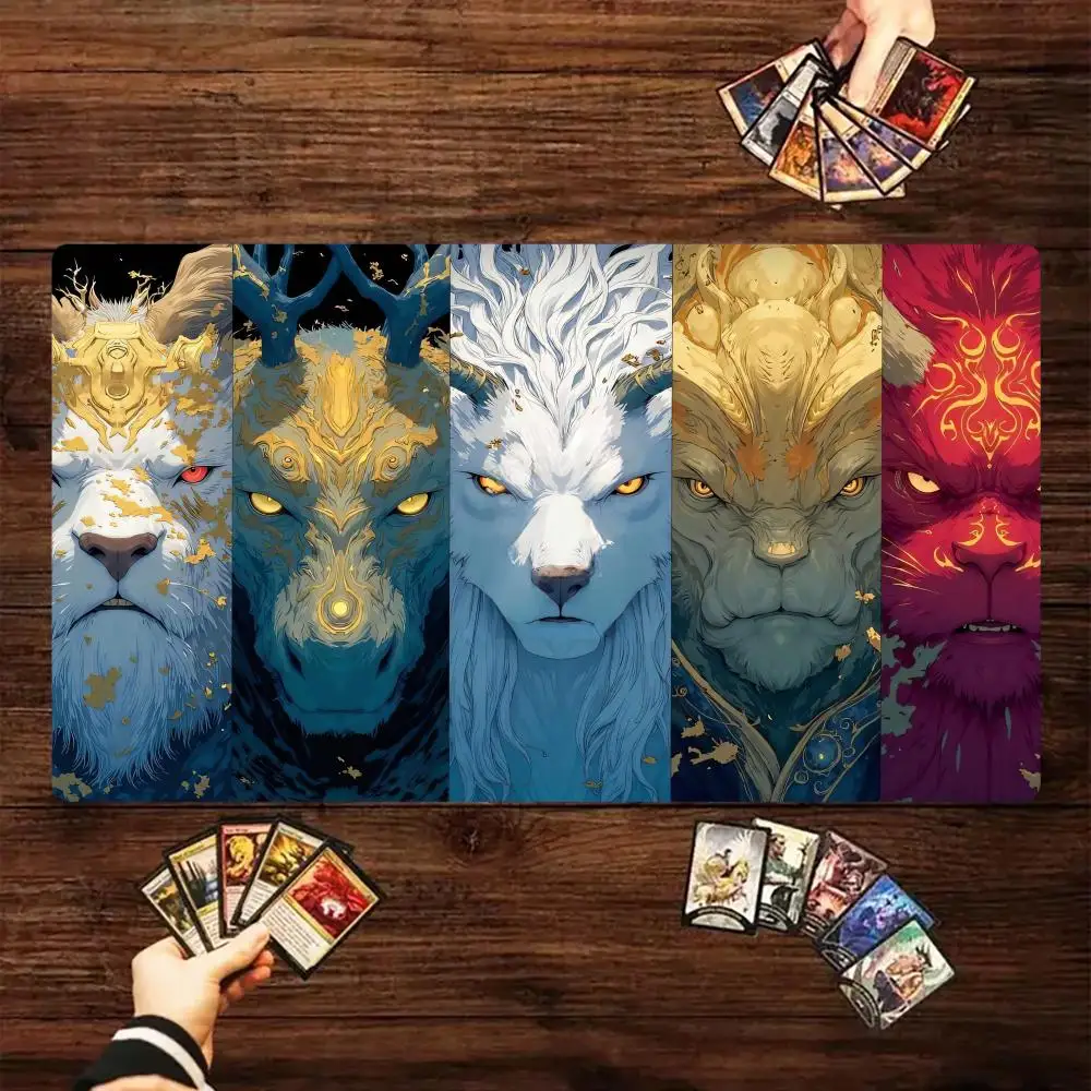 

A Pantheon of Myth Mouse Pad Card Game Mat Large Computer Office Mousepad Anti-slip for MTG DTCG CCG RPG Trading Cards Desk Mats