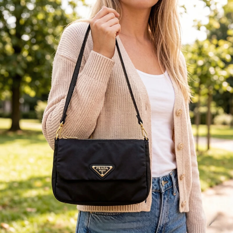 

Original Fashionable Diaper Bag High-End Minimalist Satchel Classic Ladies Shoulder Bag Retro Leather Purse For Party