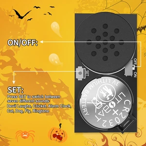 Broma del fabricante de ruidos con 7 sonidos molestos creador de ruido mini broma de pitido irritante meismaker de dispositivo divertido para accesorios de fiesta en casa 6 mejores ventas molestas - №6