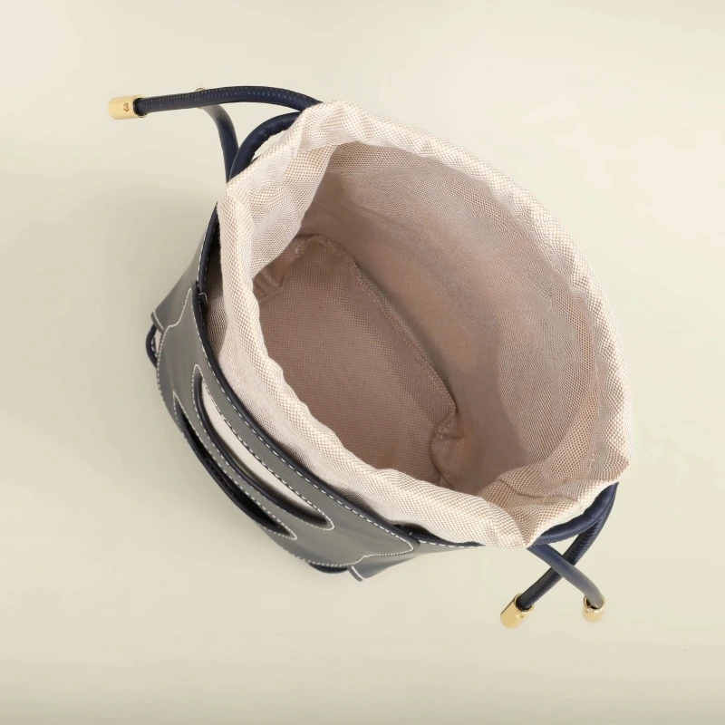 Chic Women's Crossbody Bucket Bag, Luxury Design Simple Atmosphere Hollow Design Shoulder Bag image 4