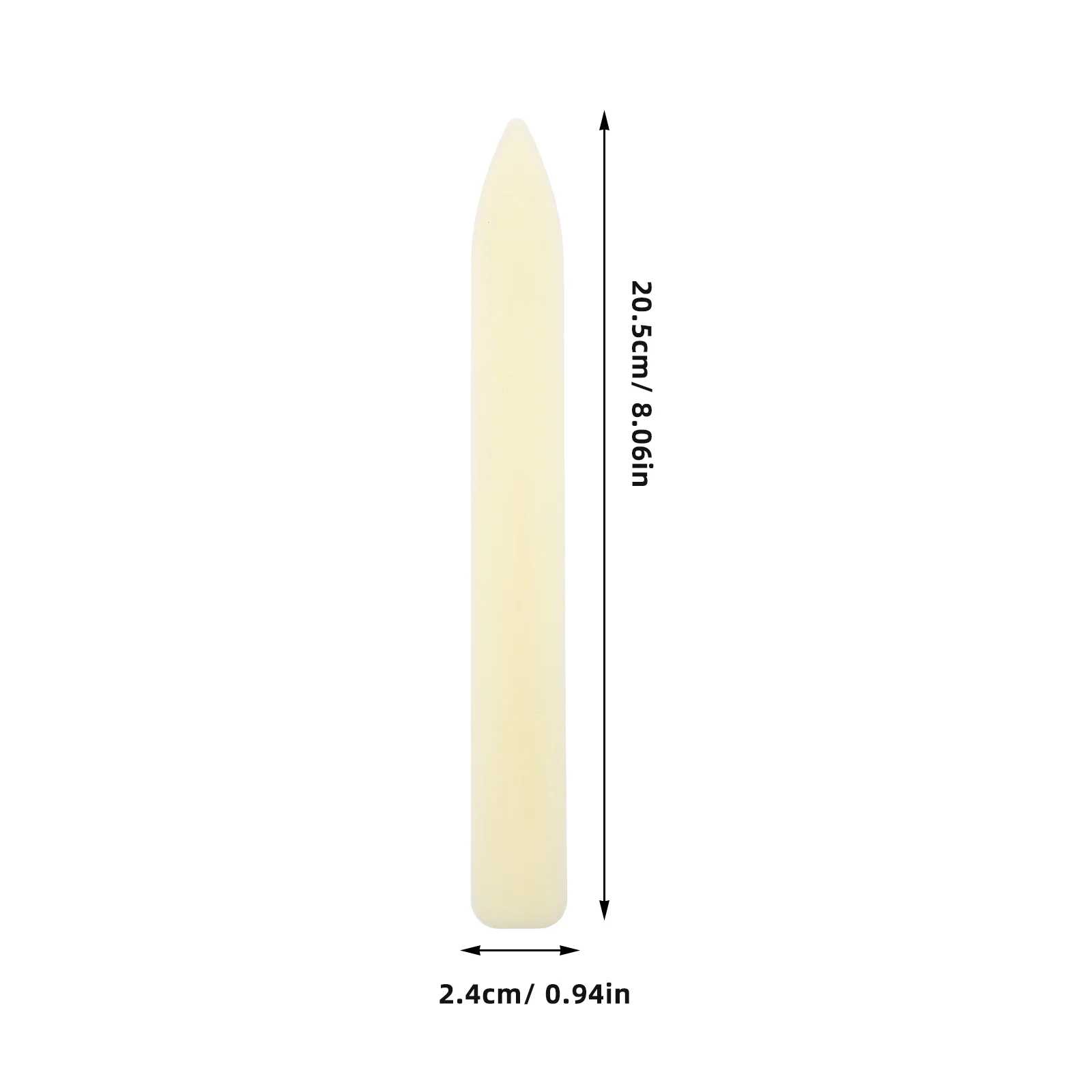 5 pezzi di plastica per cartelle di ossa, coltello, creaser di carta, per creare buste da taglio, documenti, rimozione di bolle d'argilla