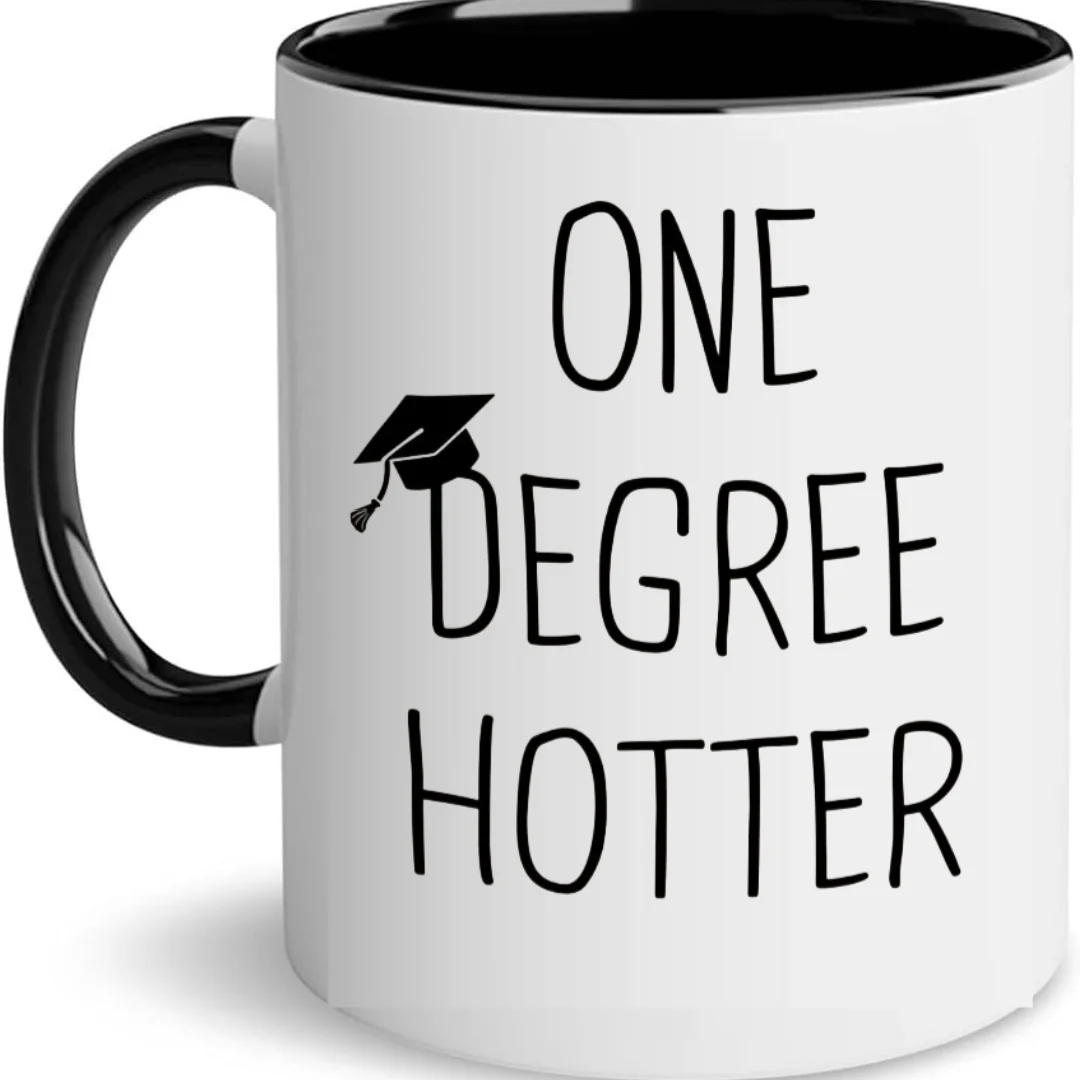 

Graduation Gifts for Her, Him Mug With Black Handle For Birthday Chrismas Novelty Coffee Mugs Ceramic Tea Cups 11 oz