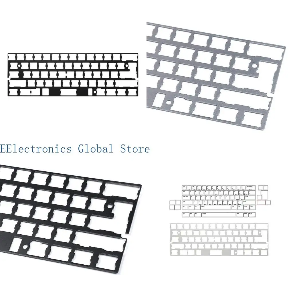 462B Bàn Phím DIY Tấm Nhôm Anodized Bảng Định Vị Cho Bộ Ổn Định PCB GH60