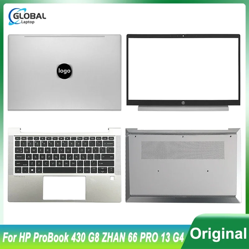 NEW Laptop Case for HP ProBook 430 G8 ZHAN 66 PRO 13 G4 52X8PLCTP00 LCD Back Cover/Front Bezel/Palmrest/Keyboard/Bottom Case Top