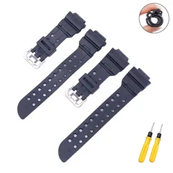 Men's Resin watch band accessories compatible for Casio GWF-A1000 D1000 FROGMAN Five or six generation rubber watch strap buckle