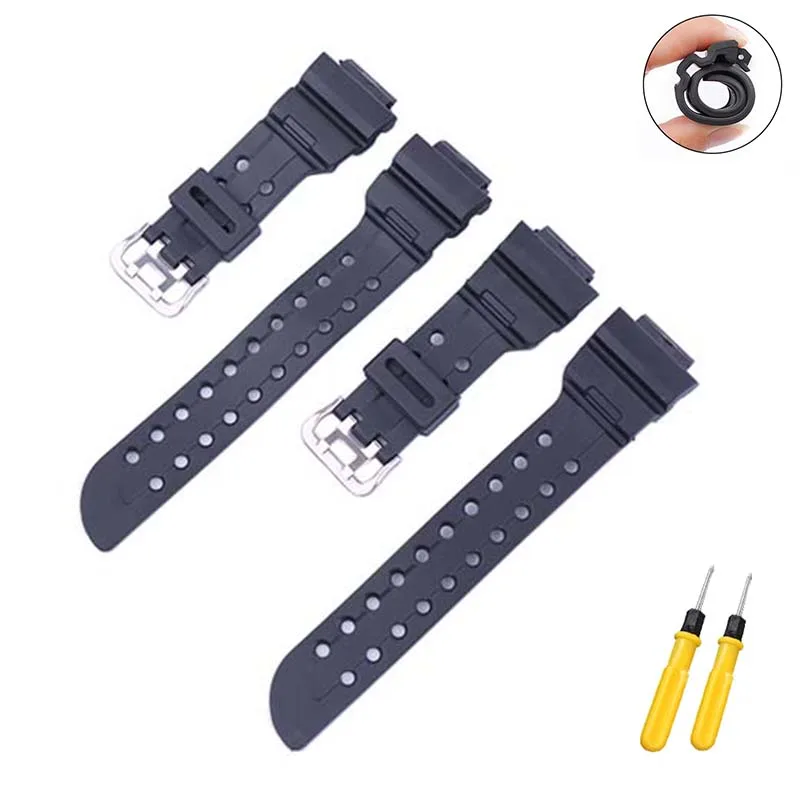 Men's Resin watch band accessories compatible for Casio GWF-A1000 D1000 FROGMAN Five or six generation Frogman belt buckle