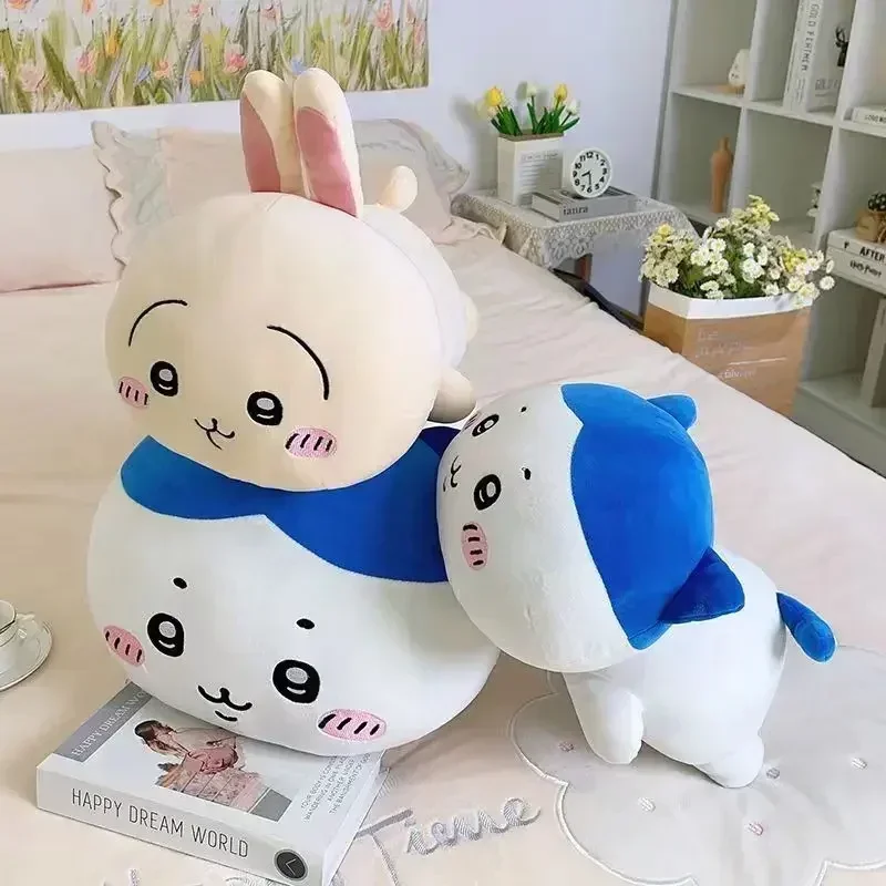 Kawaii Ins Chiikawa Anime MINISO Weiche Schlafen Schöne Puppe Niedlichen Cartoon Kinder Mode Süße Kissen Schöne Geschenke für Kinder