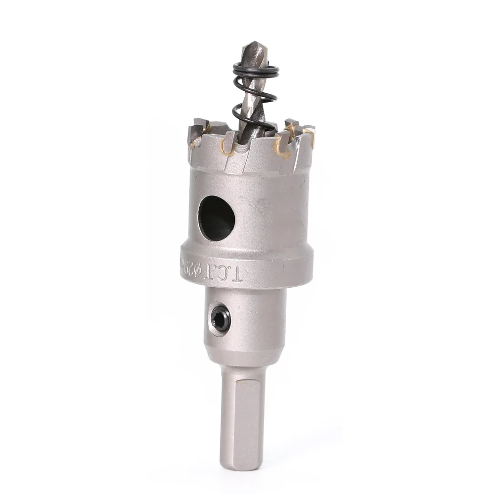 1PC 5A Punta In Metallo Duro TCT Punta Del Trapano Foro Seghe 27-37mm Punta del trapano Set Hole Seghe Cutter Per Acciaio acciaio Della Lega del Metallo di Perforazione Bit