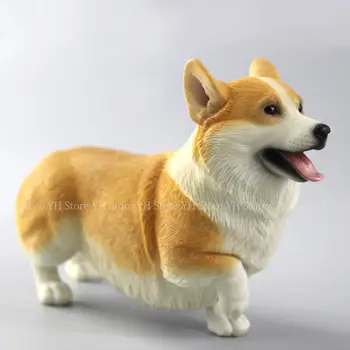 Corgi pes pryskyřice odlévací forma sádrová simulace štěněte pryskyřice 3D pes beton silikonová forma DIY domácí dekorace svíčka nástroj 10 nejlepší prodej silikonové formy na sádru - №10