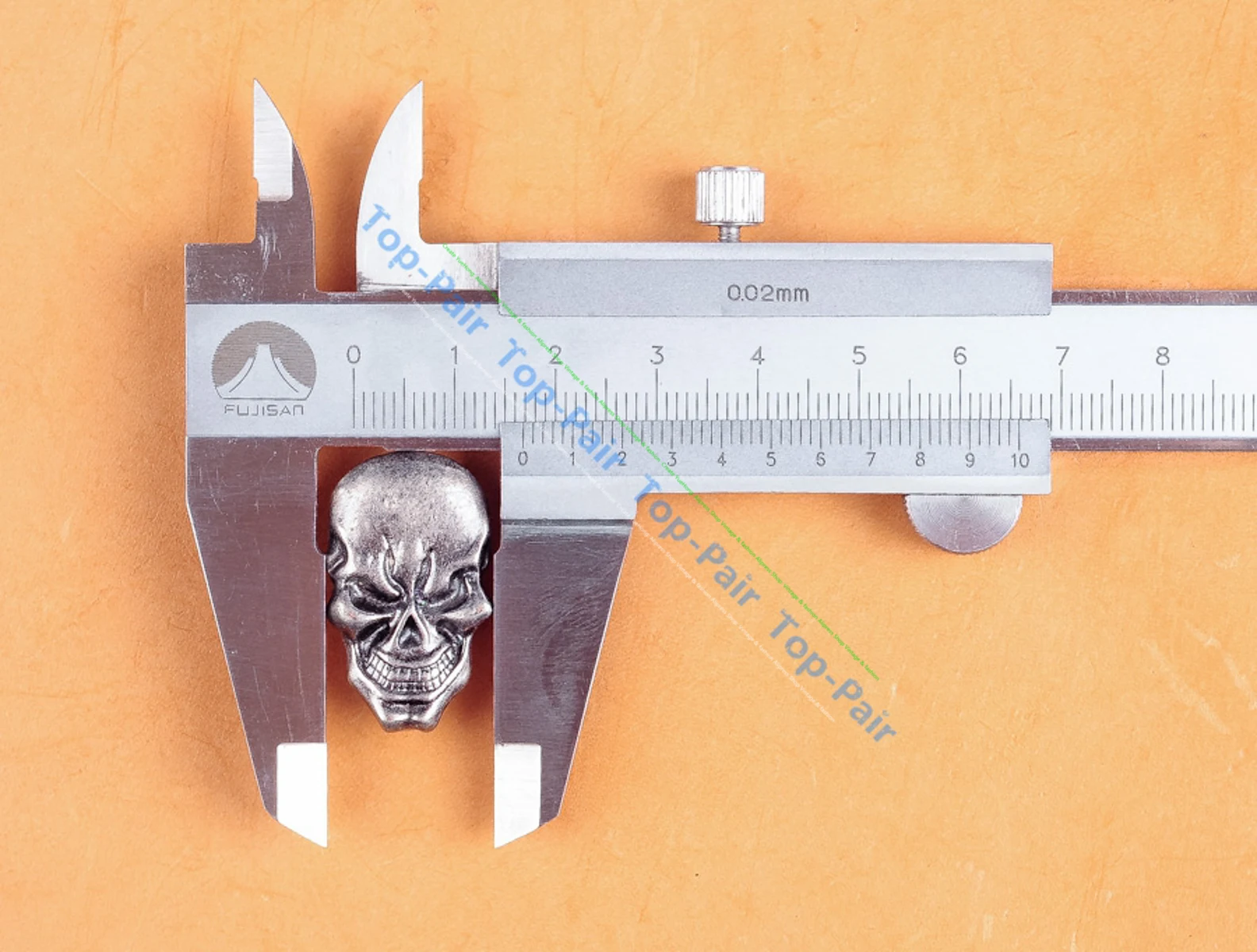 1.7X2.8CM 10pcs Antique Silver Skull Studs Leather Handcraft Decor Saddle Concho